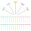 Sewing Needles Assorted Colors Butterfly 100 pcs 3