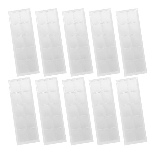 PVC Clear Necklace Display Pouches with Self-Adhesive Back 1