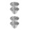 4Pcs LED Light Reflector Cup Silver Aluminum for Flashlight Repair 8