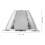 4Pcs LED Light Reflector Cup Silver Aluminum for Flashlight Repair 10