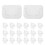 60Pcs White PP Socket Safety Covers Childproof Outlet Covers for Home 3
