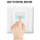 60Pcs White PP Socket Safety Covers Childproof Outlet Covers for Home 10