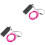 2 Count Glowing Cable Wire Rope Lights Indoor Electroluminescent 3
