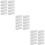 PVC Clear Necklace Display Pouches with Self-Adhesive Back 10
