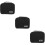 3Pcs Lightweight Electronics Organizer Travel Pouch with Compartments 10