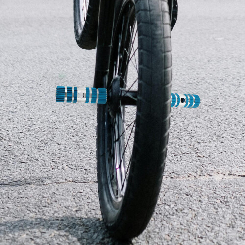 6Paires Pedales Stunt Aluminium Resistent Pour 2
