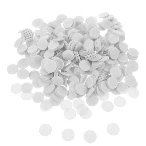 4000Pcs Small White Felt Circles for DIY Hairclips Brooch Craft Pads 2