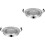 2Stk Multifunktionale Aluminium Silber Für Camping Und Bbq 1