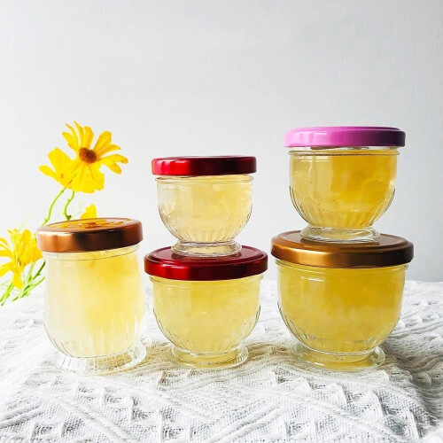 Glass Storage Jar Butter Dish with Lid for Kitchen Multifunctional Storage Container 2