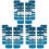 6Paires Pedales Stunt Aluminium Resistent Pour 6