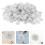 4000Pcs Small White Felt Circles for DIY Hairclips Brooch Craft Pads 10