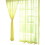 6Pcs Yellow Sheer Voile Curtains Window Screen Rod Decor 2