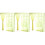 6Pcs Yellow Sheer Voile Curtains Window Screen Rod Decor 3