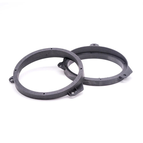 2Pcs 6.5" Solid Front Door Speaker Spacer Mount Adapter Ring For Subaru Forester 1