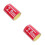 2Pcs Durable PVC Water Level Meter Indicator Sticker in Red 4