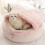 Κρεβάτι Lapcatz Nest, Κρεβάτι Lapcatz, Στρογγυλό κρεβάτι γάτας, βελούδινο, αφράτο, 2