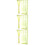 6Pcs Yellow Sheer Voile Curtains Window Screen Rod Decor 7