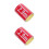 2Pcs Durable PVC Water Level Meter Indicator Sticker in Red 5
