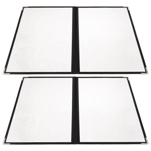 6Pièces Porte-Menu Transparent PVC Pour Café Restauration 1