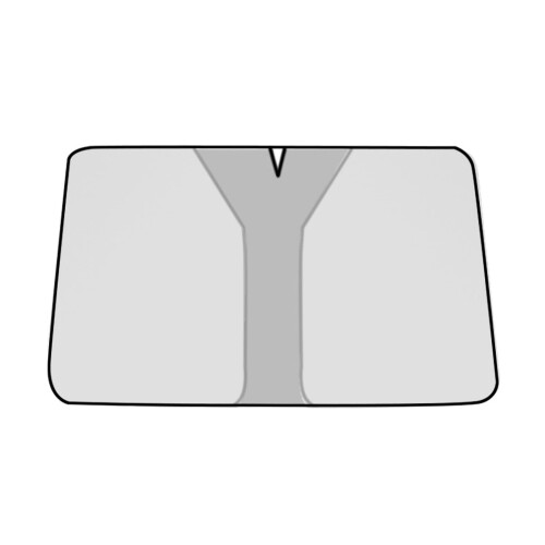 Portable SUV Truck Windshield Sunshade Foldable Dual Ring 1