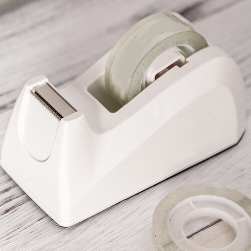 Verstellbarer Bandspender weiß