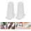 8Pcs White Silicone Cake Decorating Tip Covers for Home Baking Use 10