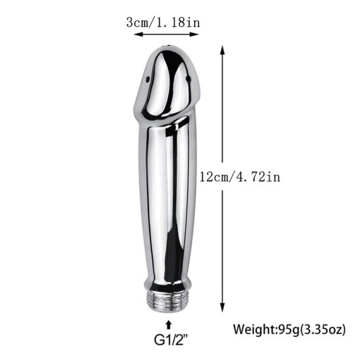 Tabuy bathroom handheld aluminum shower head cleaner 2