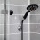 Adjustable ABS Shower Head Holder with Strong Suction Cup for Bathroom Use 4