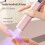 Kit di adesivi per unghie fluorescenti con luce UV 4
