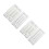 4Sets Lightweight White Clip Frame for Embroidery Cross Stitch Use 5