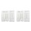 4Sets Lightweight White Clip Frame for Embroidery Cross Stitch Use 9