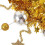 Women's Golden Tinsel Headbands Firework Design 5