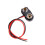 9V batteriklemmestik T-type kabel sort 20 stk. 8