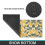 Yellow Lemons Kitchen Rug Set Absorbent Non-Slip 7