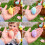 Glitter Easter Eggs Foam Ornament Set 6 pcs 5