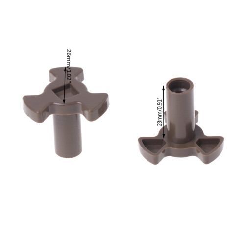 FEAMOS Micro-wave oven Turntable Coupler,2Pcs Microwave Turntable Coupler Plate Stand Tools 2