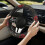 Rose Print Steering Wheel Cover 15 inch 2