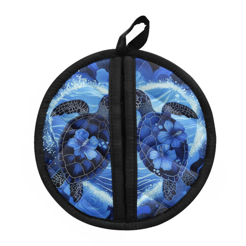 Ensemble gant de cuisine et manique Turtle Flower (1 pièce) 1