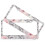 Vintage Gray Floral License Plate Frames Metal 2-Pack 2