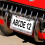 Vintage Gray Floral License Plate Frames Metal 2-Pack 5