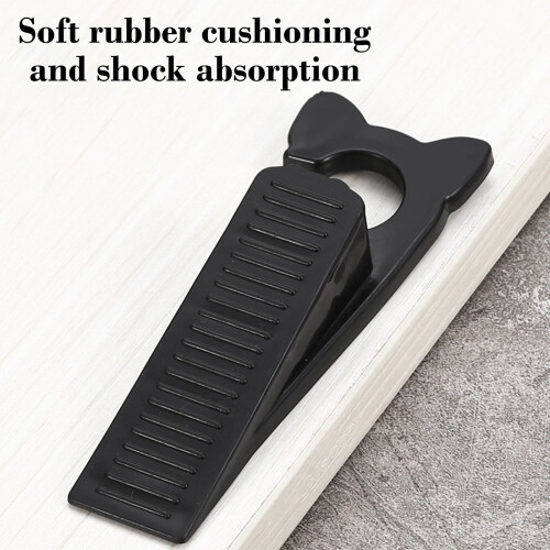 Rubber Door Stopper Wedge Cat-Shaped Adjustable Height 2