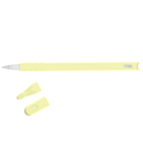 6Pcs Durable Silicone Case Stylus Pen Nib Covers Yellow Protective 2