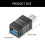 USB3.0 Printer Adapter USB B to USB/Type C for Laptop PC Printers Scanner External Hard Disk Drive USB Docking Station 3