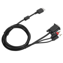 VGA HD Audio Adapter Cable for Sega Dreamcast, 1.8m, Plastic