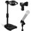 Adjustable Desk Mic Stand with Shock Mount and Clip Base 5