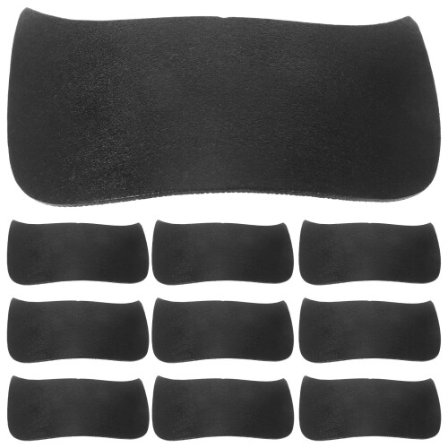 100Pcs Black Resin PVC Sun Proof Visor Replacement Accessory 1