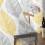 Sheer Curtains Grey Yellow Olive Leaf 52x63 Inch Light 5
