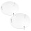 Round Acrylic Display Riser with Metal Support 2 Sets 2