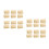 24Pcs Kraft Envelopes Khaki for Storage Postcard DIY 5