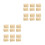24Pcs Kraft Envelopes Khaki for Storage Postcard DIY 9